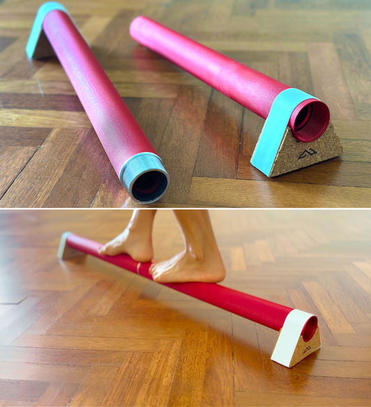 NeuroBeam Textured Nerve Stimulating barefoot balance beam for hip stability, ankle and foot mobility image