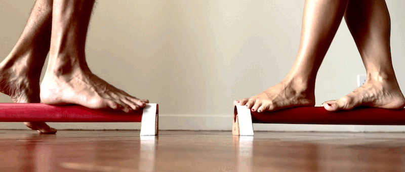 NeuroBeam Textured Nerve Stimulating barefoot balance beam for hip stability, ankle and foot mobility image 8