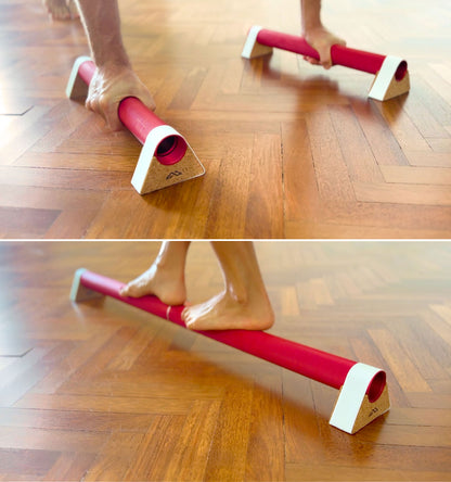 NeuroBeam Textured Nerve Stimulating barefoot balance beam for hip stability, ankle and foot mobility image
