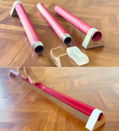 NeuroBeam Textured Nerve Stimulating barefoot balance beam for hip stability, ankle and foot mobility image