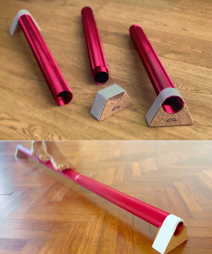 NeuroBeam Textured Nerve Stimulating barefoot balance beam for hip stability, ankle and foot mobility image